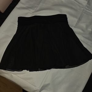 2HALARA Black Skater Skirt W/ Built In Shorts